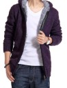 Pull en peluche pour homme F209 2