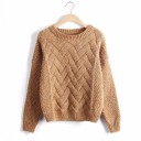 Pull en tricot d'hiver pour femmes J2864 10