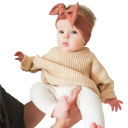 Pull en tricot pour bébé en coton à manches longues pour nouveau-nés Haut décontracté ample d'automne et d'hiver Vêtements unis pour filles et garçons 5