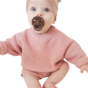 Pull en tricot pour bébé en coton à manches longues pour nouveau-nés Haut décontracté ample d'automne et d'hiver Vêtements 27