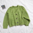 Pull en tricot pour femme avec boutons G209 8