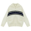 Pull en tricot pour femme avec zip 6