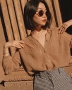 Pull en tricot pour femmes A2340 2