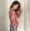 Pull en tricot pour femmes avec boutons G206 1