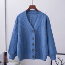Pull en tricot pour femmes avec boutons G243 5
