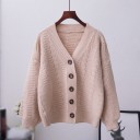 Pull en tricot pour femmes avec boutons G243 6
