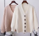 Pull en tricot pour femmes avec boutons G243 1