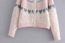 Pull en tricot pour femmes avec boutons G406 3