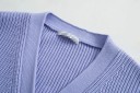 Pull en tricot pour femmes avec boutons G423 4