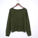 Pull en tricot pour femmes B42 11