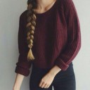Pull en tricot pour femmes B42 1