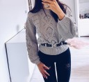 Pull en tricot pour femmes B45 3