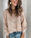 Pull en tricot pour femmes G212 1