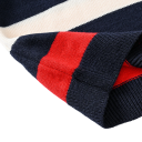 Pull en tricot rayé coloré pour enfants en polyester à manches longues et col rond, pull unisexe à la mode pour garçons et filles, style automnal 6