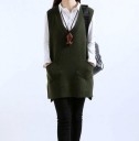Pull en tricot sans manches pour femmes 6