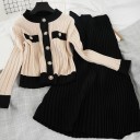Pull et jupe pour femmes B1291 6