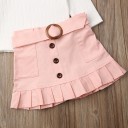 Pull et jupe pour fille L1463 4