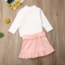 Pull et jupe pour fille L1463 5