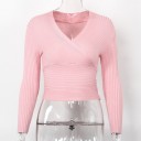 Pull féminin à décolleté 12