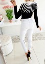 Pull féminin à rayures 3