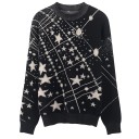 Pull féminin avec imprimé spatial 1