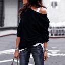Pull femme à épaule tombante 2