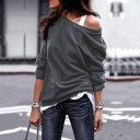 Pull femme à épaule tombante 3