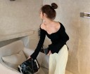 Pull femme à épaules dénudées G240 3