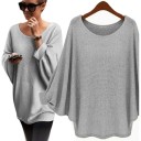 Pull femme à manches chauve-souris G390 4