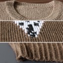Pull femme à motif léopard A2204 3