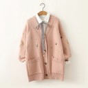 Pull femme avec boutons et poches A2331 5