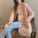 Pull femme avec boutons et poches A2331 2