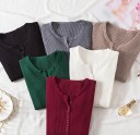 Pull femme avec boutons G236 1