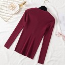 Pull femme avec boutons G236 3