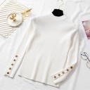 Pull femme avec boutons G252 5