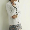 Pull femme avec boutons G301 7