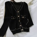 Pull femme avec boutons G347 5