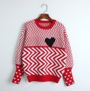 Pull femme avec cœur A2352 5