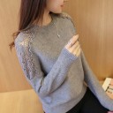 Pull femme avec dentelle G419 6