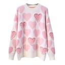 Pull Femme avec des Cœurs et des Perles 1