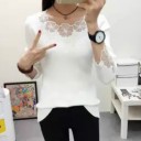 Pull femme avec des fleurs A2980 2