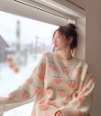 Pull femme avec des fruits 4