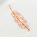 Pull femme avec des plumes 4
