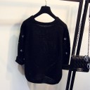 Pull femme avec motif d'oiseaux 4