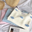 Pull Femme avec Nuages 1
