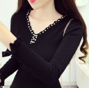 Pull femme avec perles A2122 3
