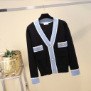 Pull femme avec poches et boutons 6