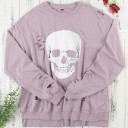 Pull femme avec skull 1