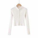 Pull femme avec zip G273 8