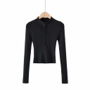 Pull femme avec zip G273 7